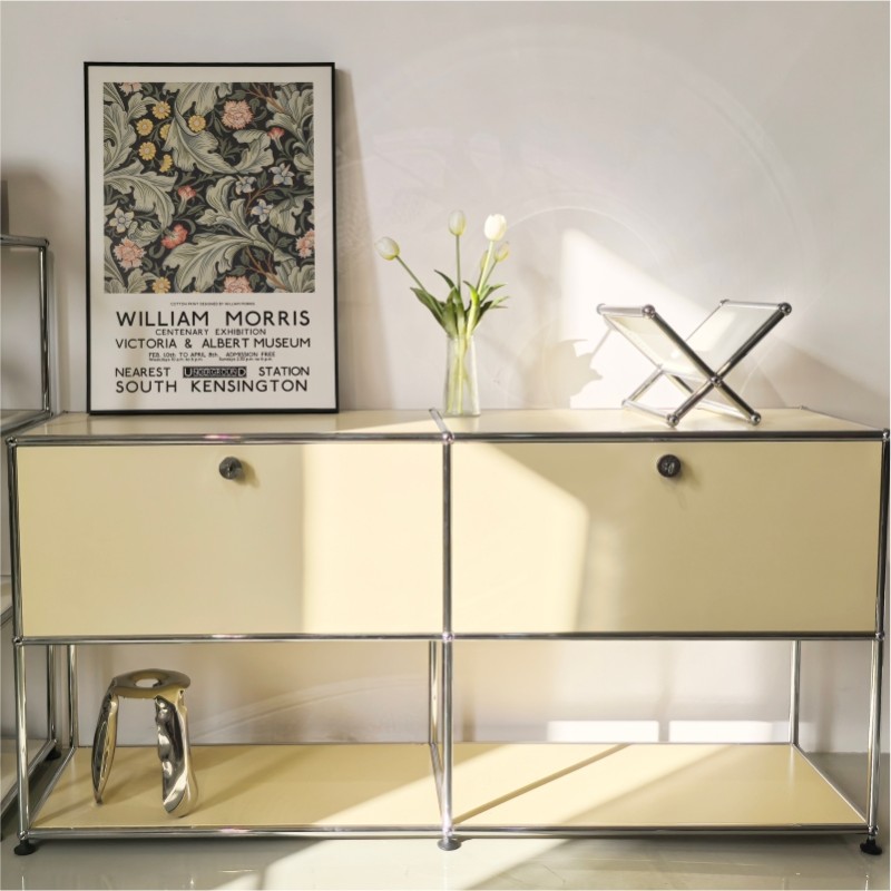 Side cabinet 2x2 White