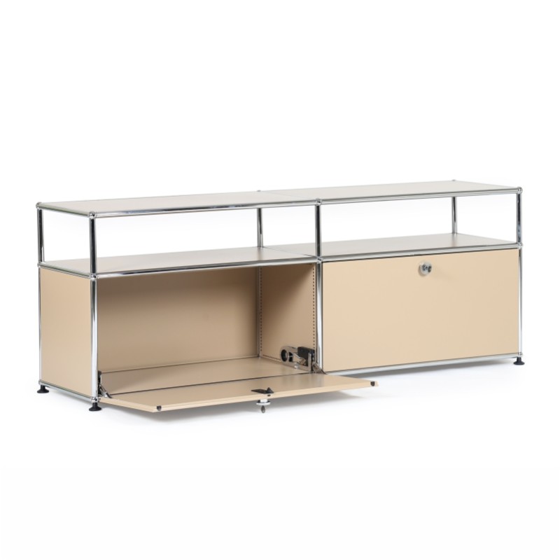 Side cabinet 2x2 Black