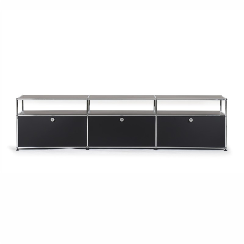 Side cabinet 2x3 Black