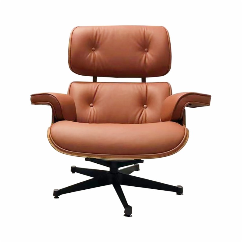 Charles Eames Chaise longue Reddish brown Leather Charles Eames Chaise longue Reddish brown Leather