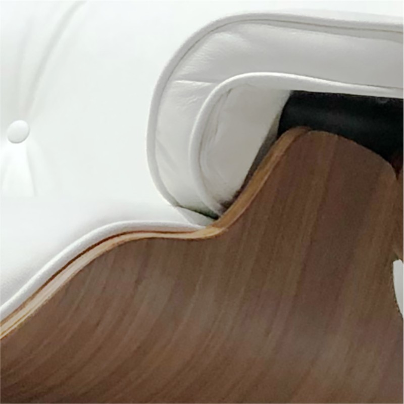 Charles Eames Lounge Chair and Ottoman White