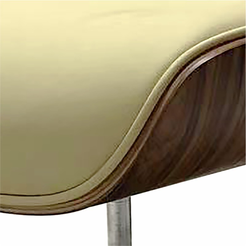 Charles Eames Chaise longue Yellow Leather Charles Eames Chaise longue Yellow Leather
