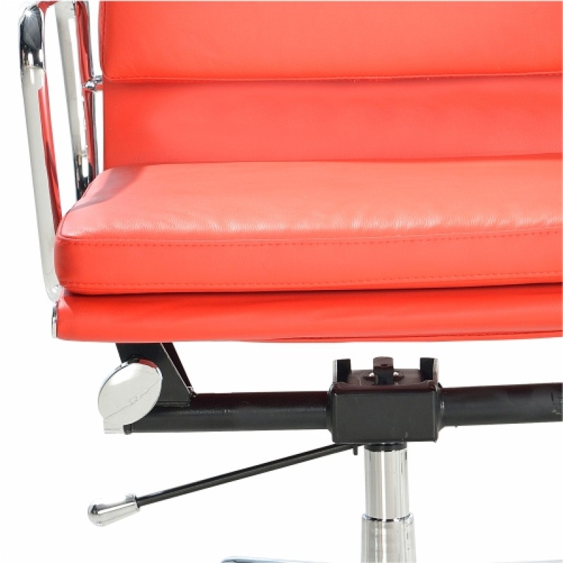 Eames Style EA219 Soft Pad High Back Exec­u­tive Office Chair On Castors