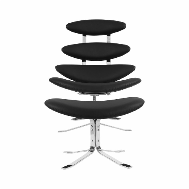 Coro­na Chair & Ottoman