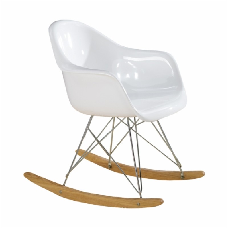 Eames Molded Plastic Armchair (Rocking Base)
