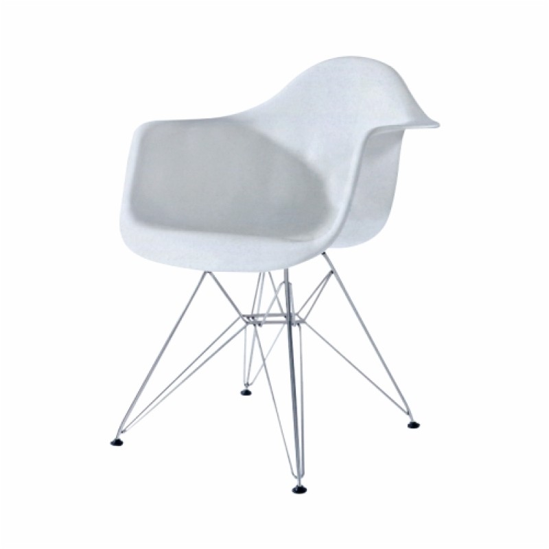 Eames Molded Plastic Armchair  (Rod Base)