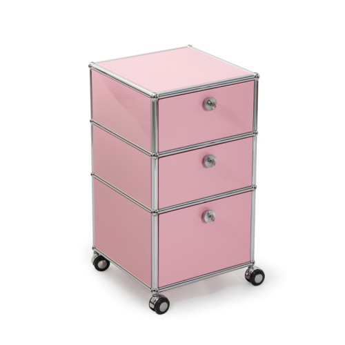 Side cabinet 3x1 pink Side cabinet 3x1 pink
