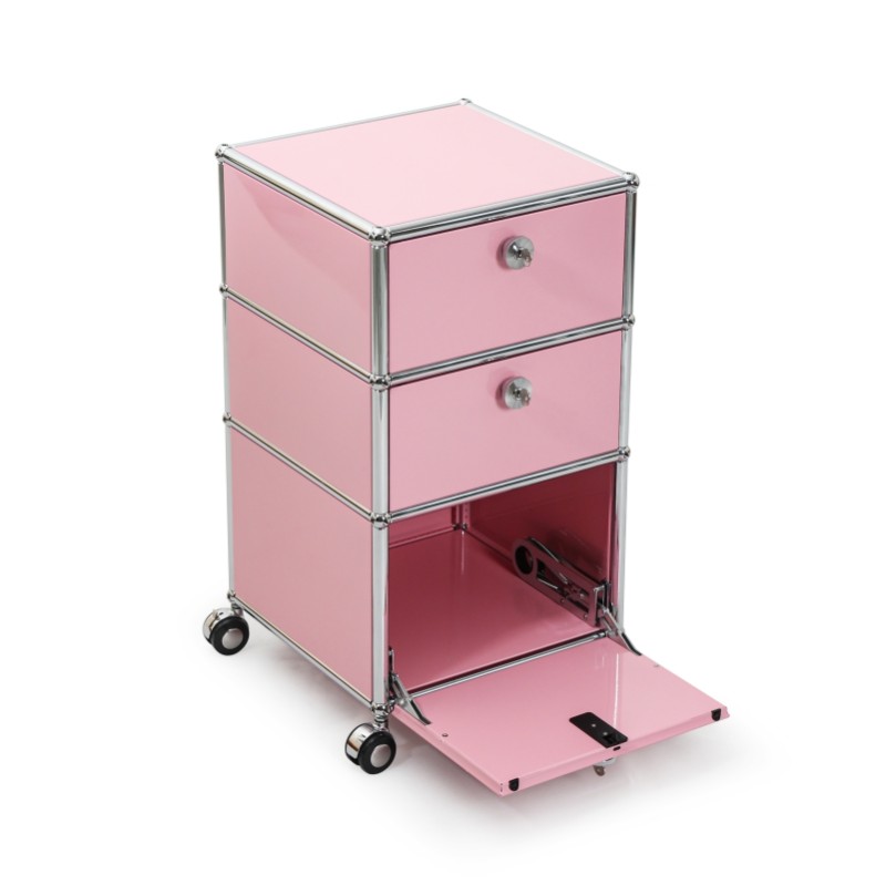 Side cabinet 3x1 pink Side cabinet 3x1 pink