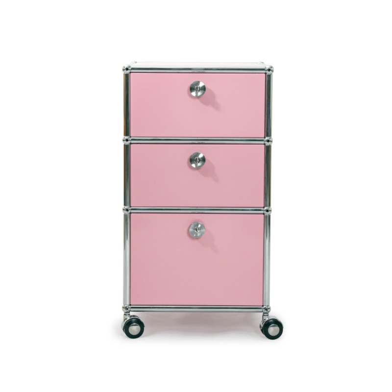 Side cabinet 3x1 pink Side cabinet 3x1 pink