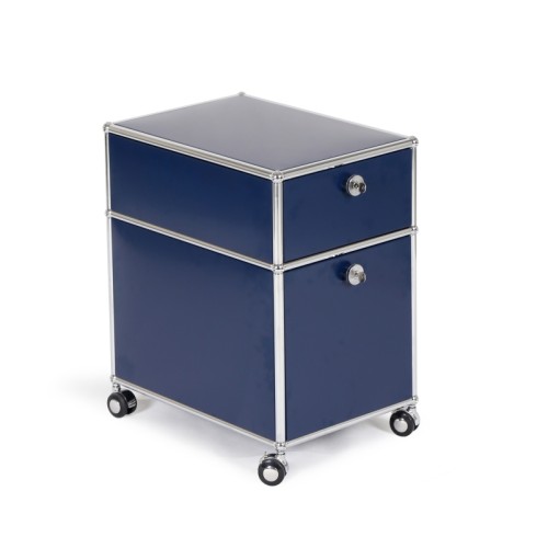 Side cabinet 2x1 blue