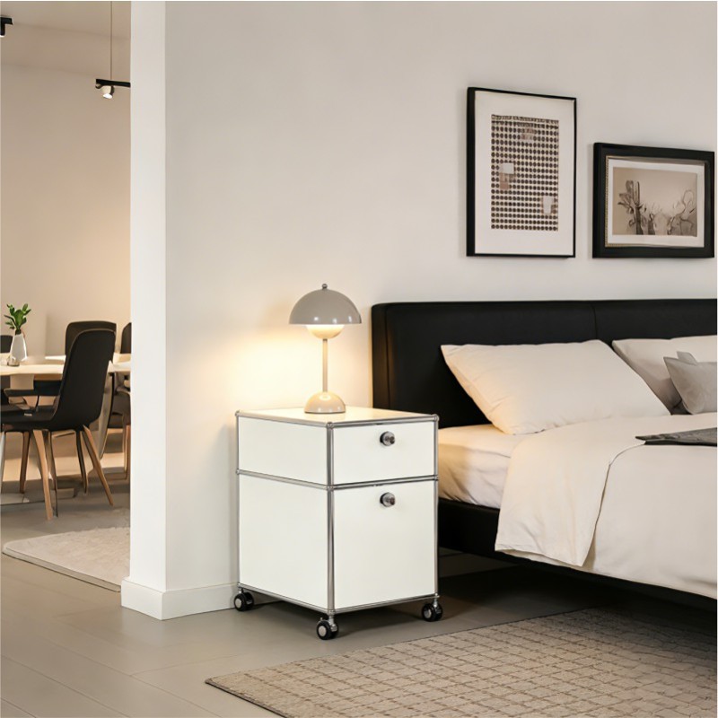 Side cabinet 2x1 blue