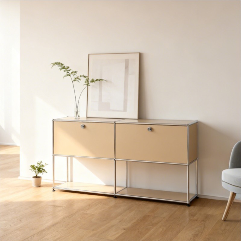 Side cabinet 2x2 White