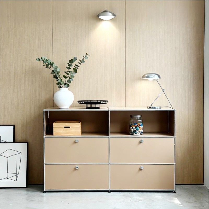 Side cabinet 3x2 Biege