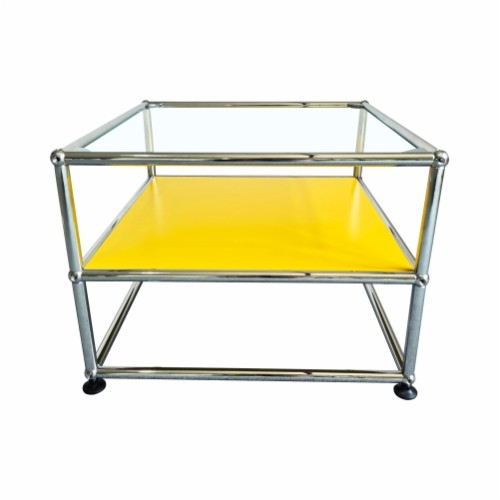 Side cabinet 2x1 Yellow