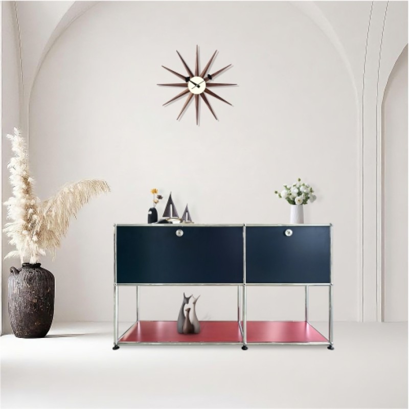 Side cabinet 2x2 Color blocking