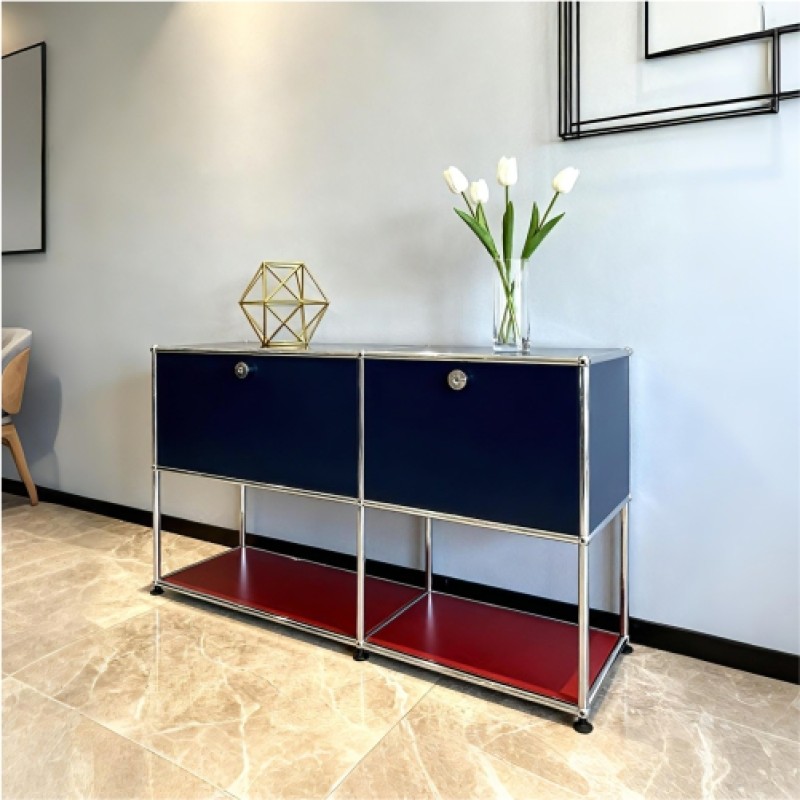 Side cabinet 2x2 Color blocking
