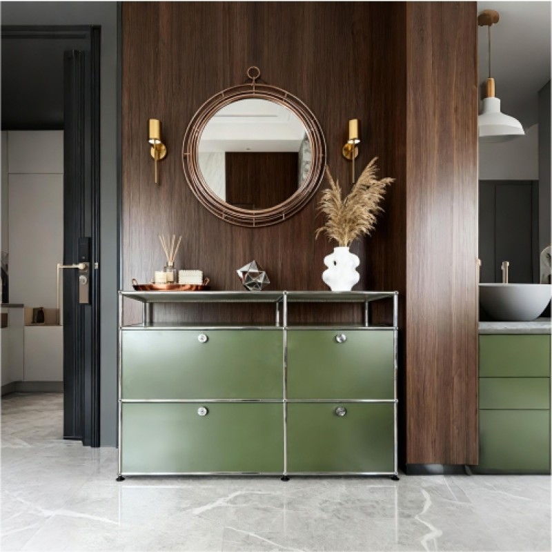 Side cabinet 3x2 Green