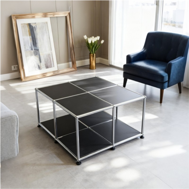 Side cabinet 1x2 Black