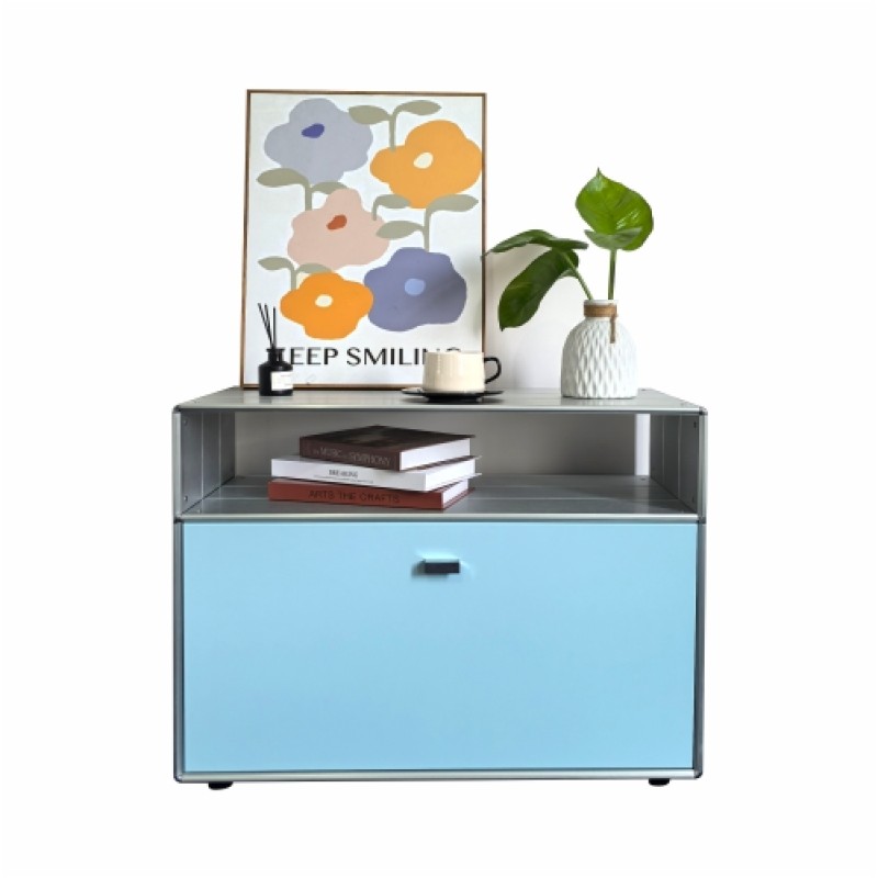 Side cabinet 2x1 Blue