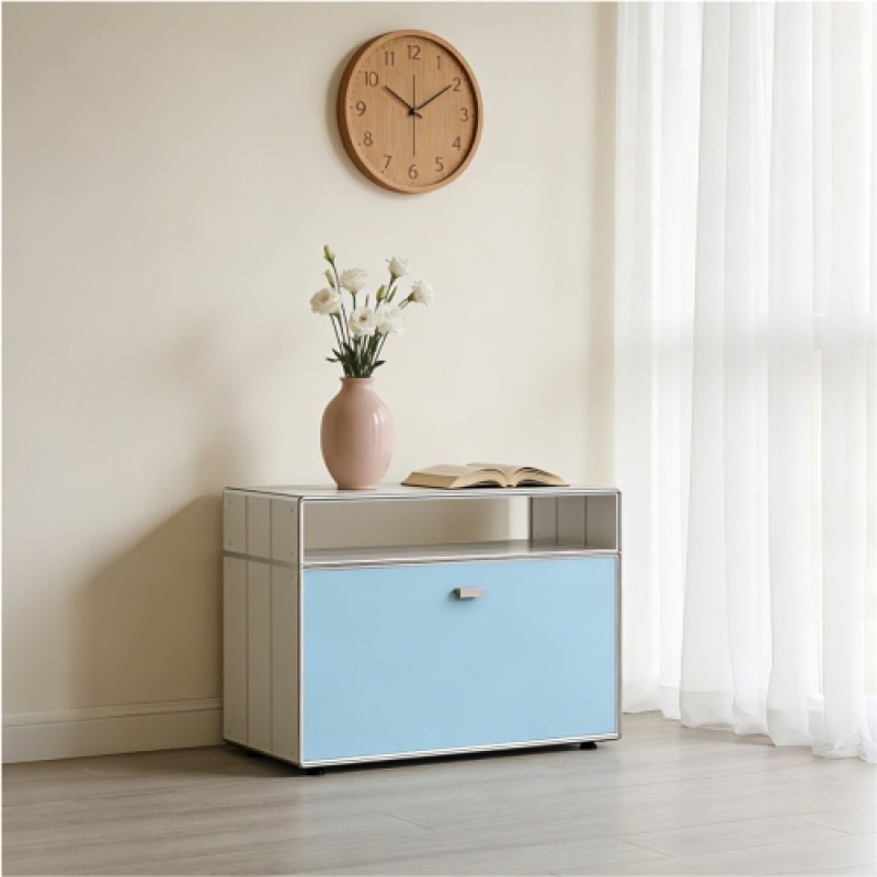Side cabinet 2x1 Blue