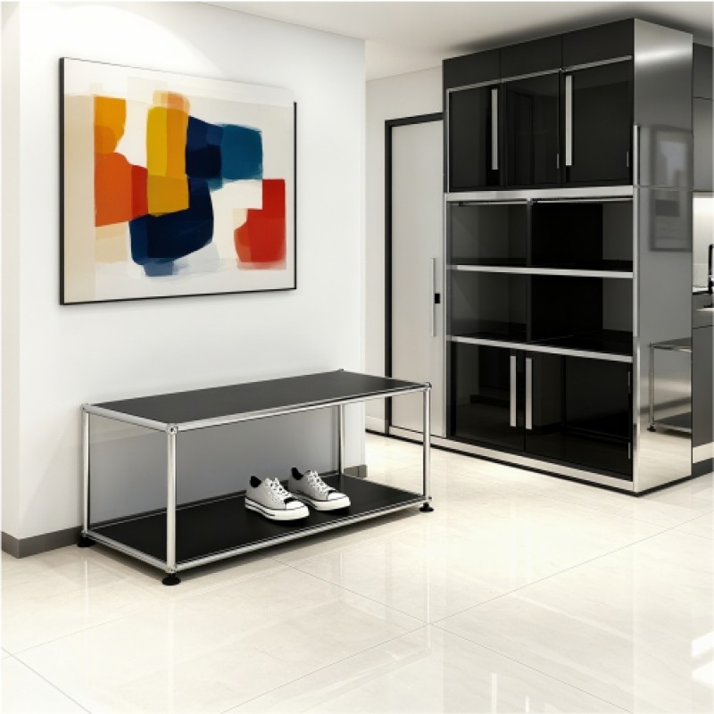 Side cabinet 1x1 Black