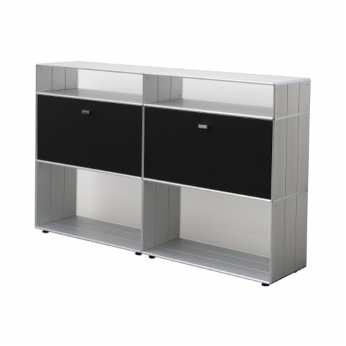 Side cabinet 3x2 Black