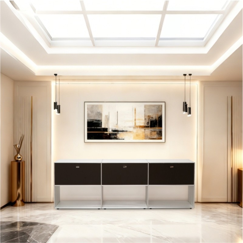 Side cabinet 2x3 Black